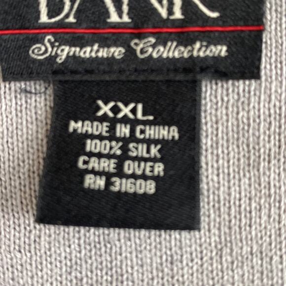 JoS. A. Bank 100% Silk Signature Collection Sweater XXL - Picture 3 of 6